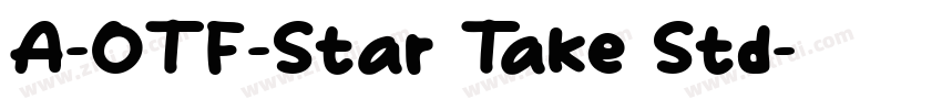 A-OTF-Star Take Std字体转换